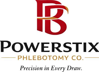 PowerStix Phlebotomy Co. logo